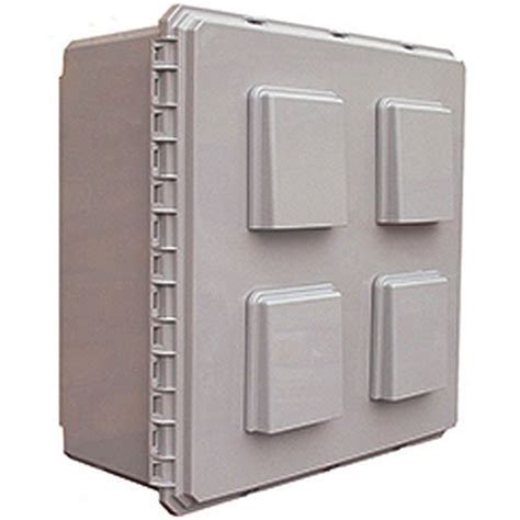 ventilated outdoor electrical enclosure|nema 3r enclosure with fan.